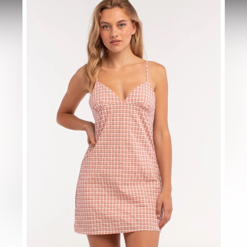 Plaid summer dress